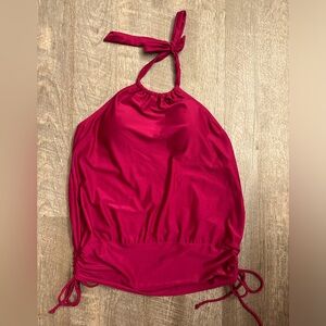 Halter Tankini Swimsuit Top - L